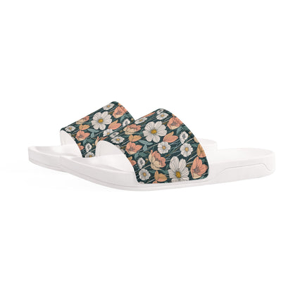 Tulips and Daisys Womens Slide Sandals