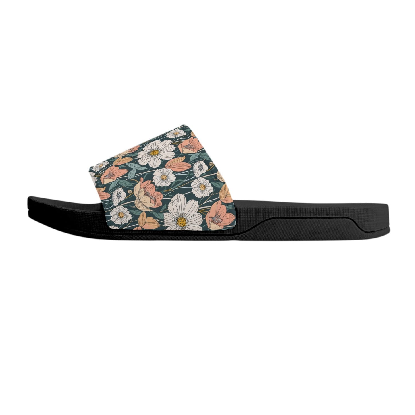 Tulips and Daisys Womens Slide Sandals