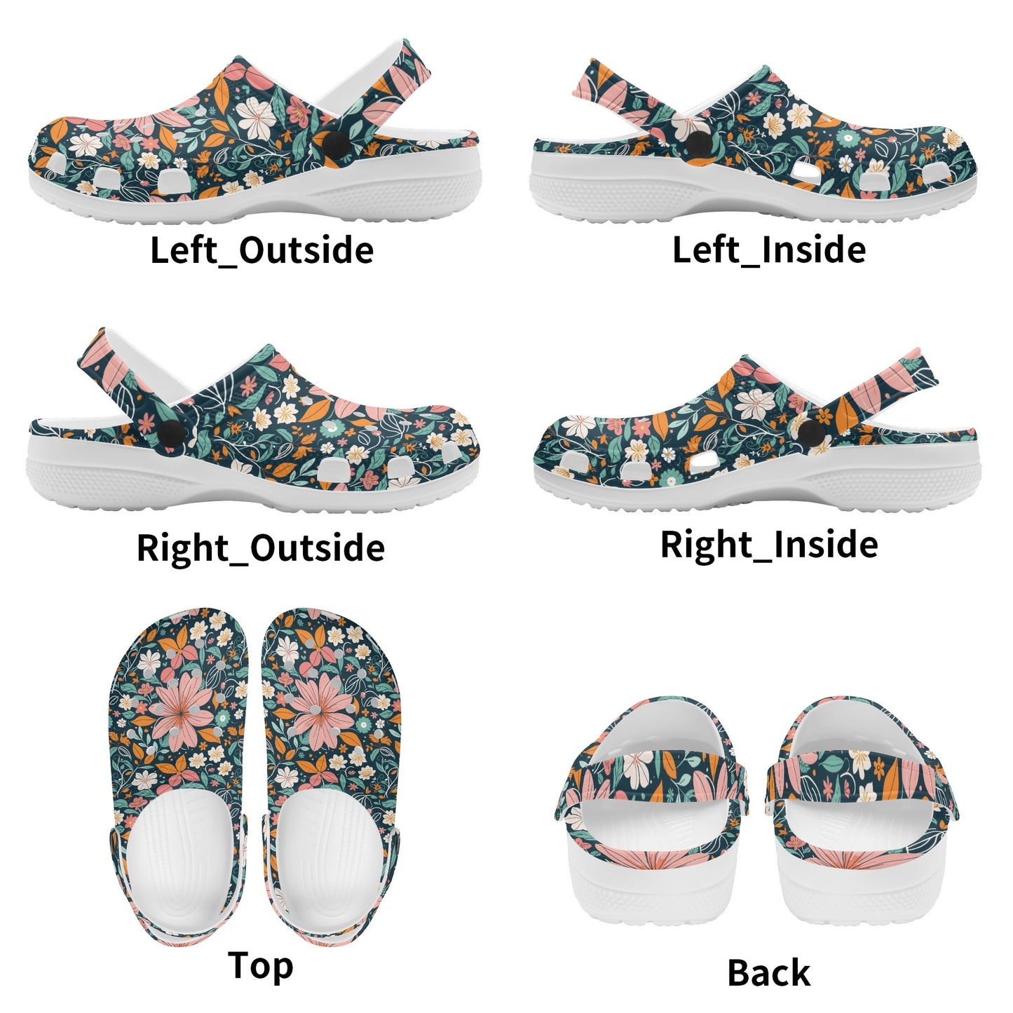 Wild Flowers Womens Vented Sandals