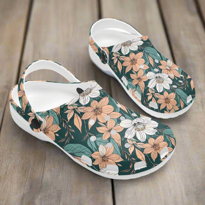 Pastel Floral Womens Vented Sandals