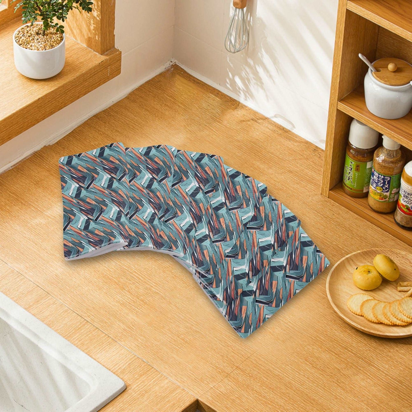 Abstract Breeze Hand Towels (6 Pcs) DeRose Seasonal