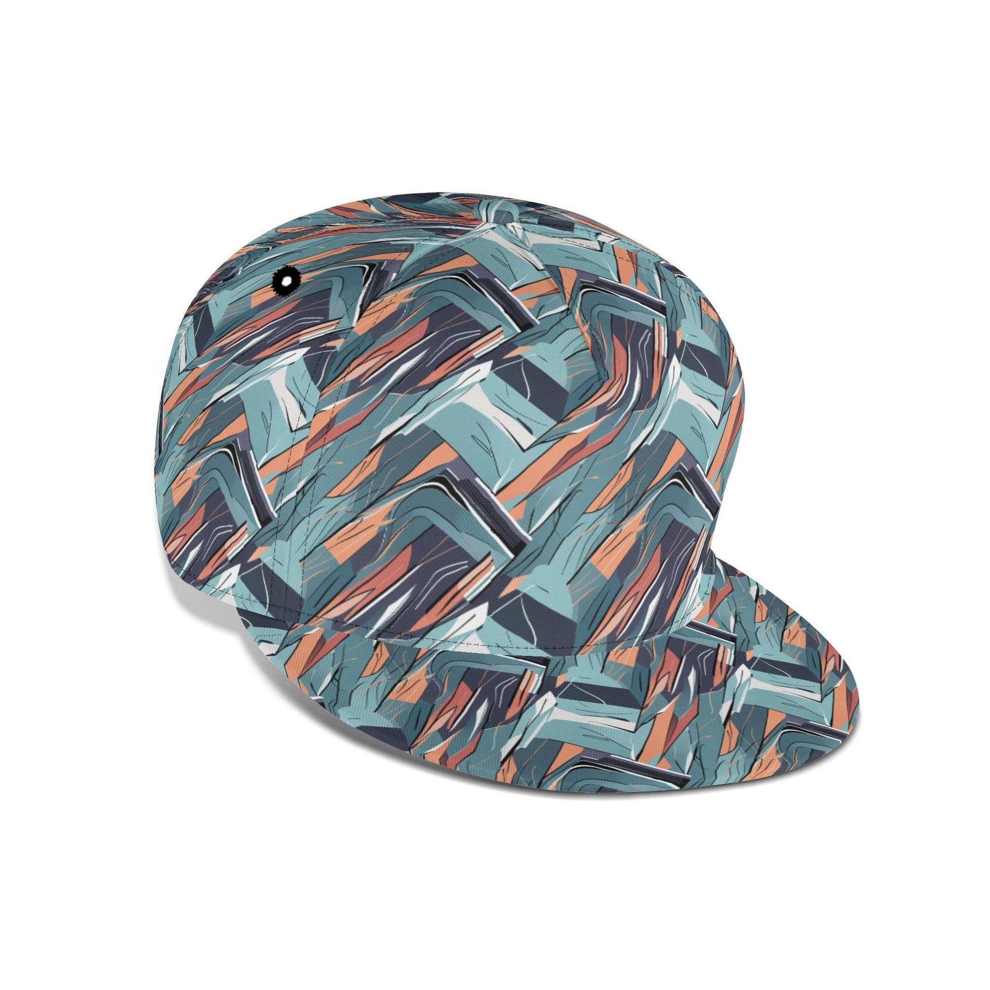 Abstract Breeze Unisex Classic Snapbacks DeRose Seasonal