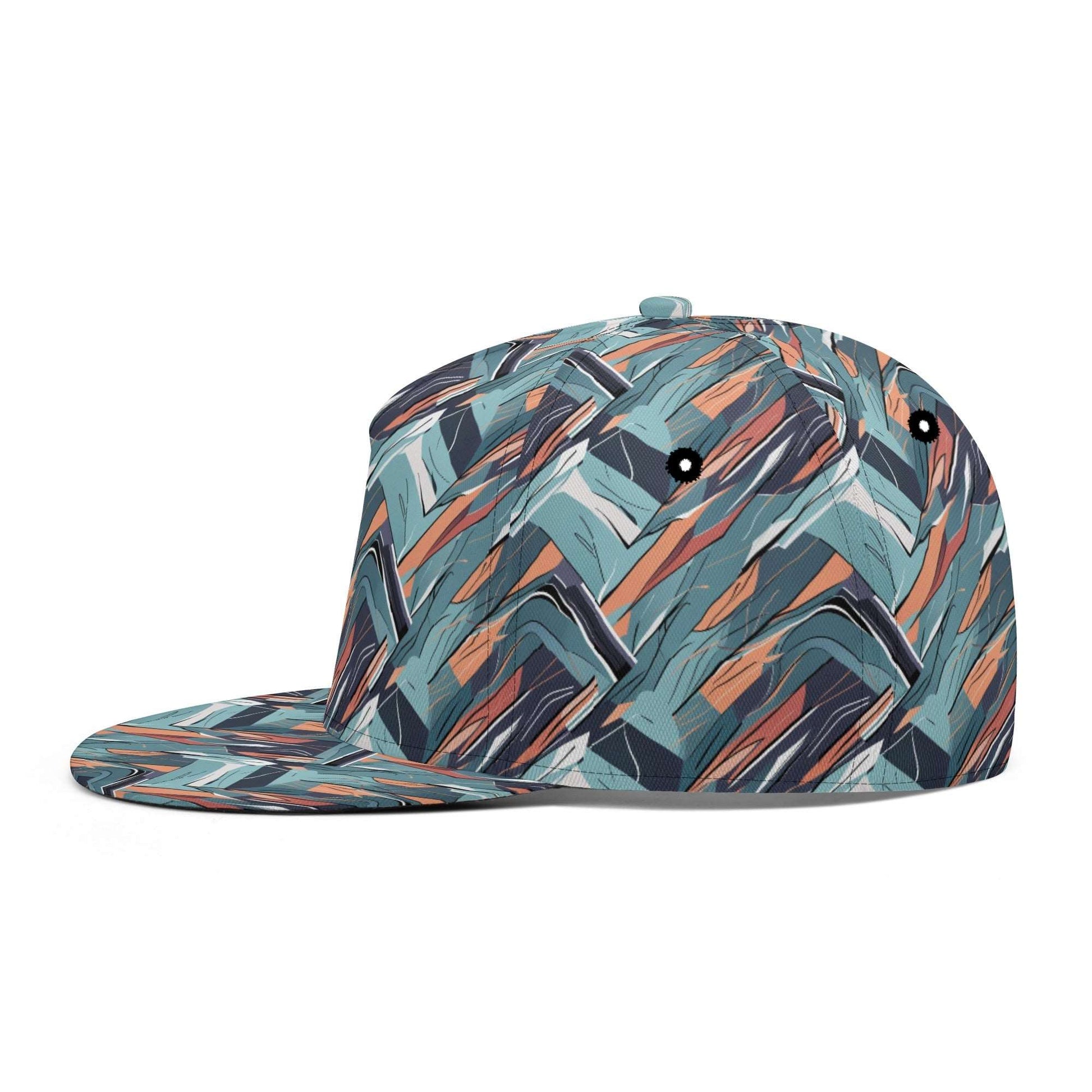 Abstract Breeze Unisex Classic Snapbacks DeRose Seasonal