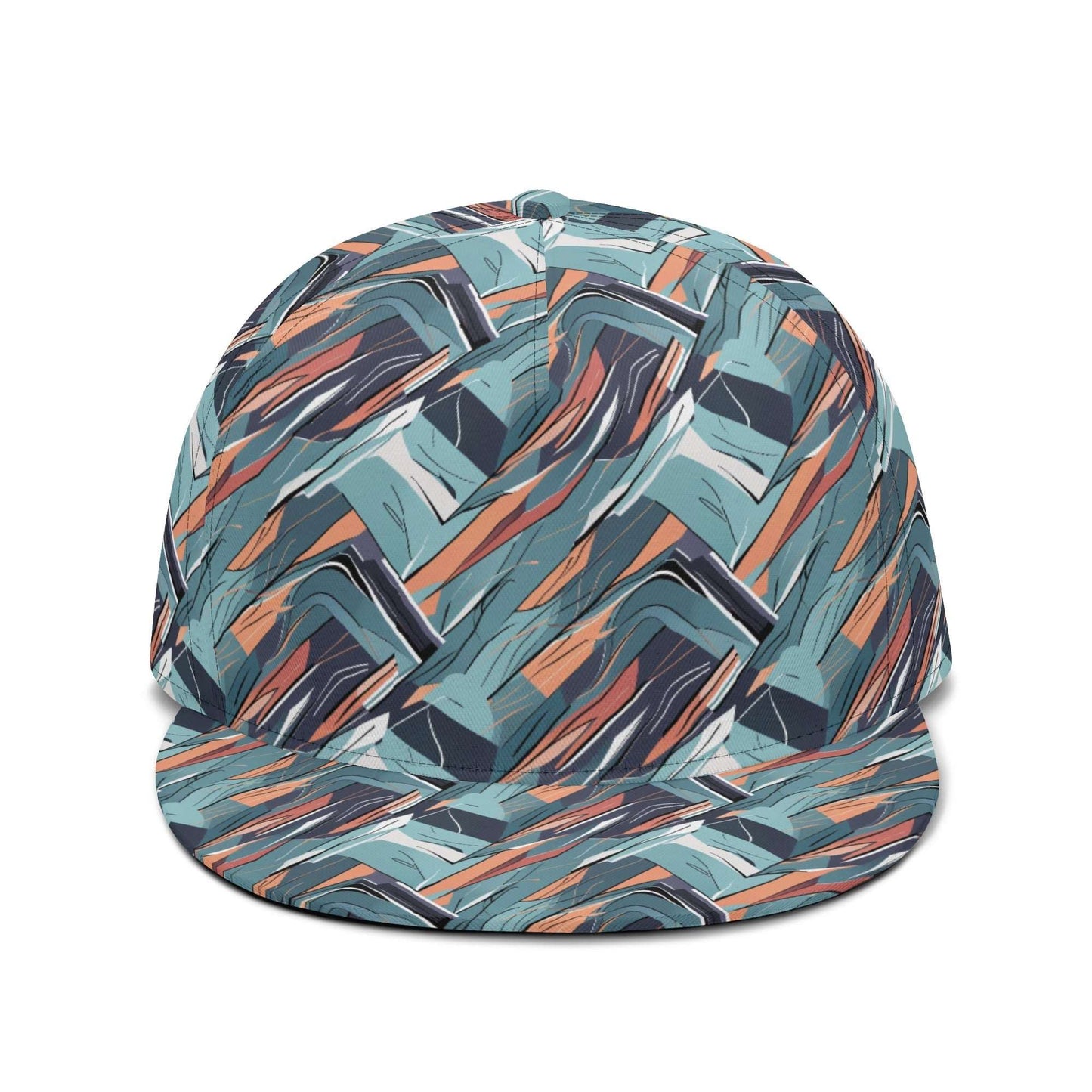 Abstract Breeze Unisex Classic Snapbacks DeRose Seasonal