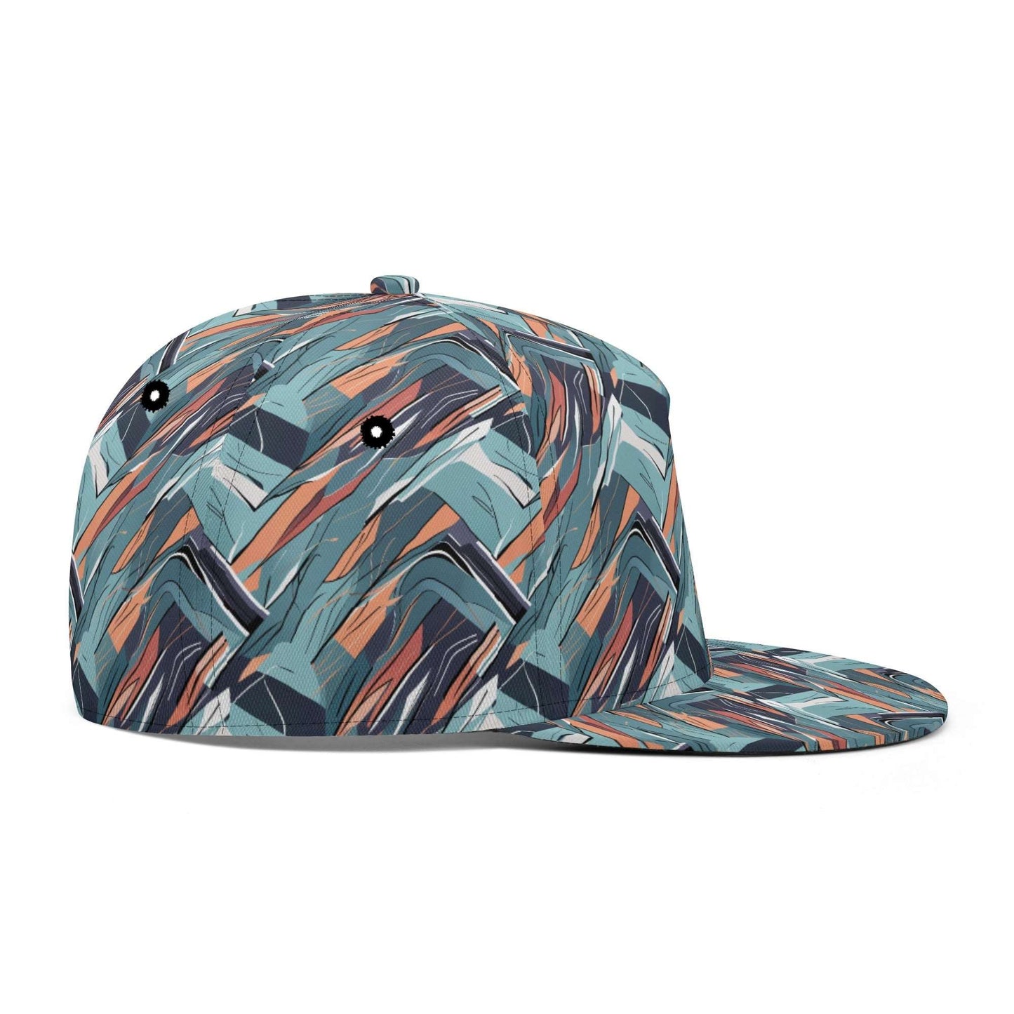 Abstract Breeze Unisex Classic Snapbacks DeRose Seasonal