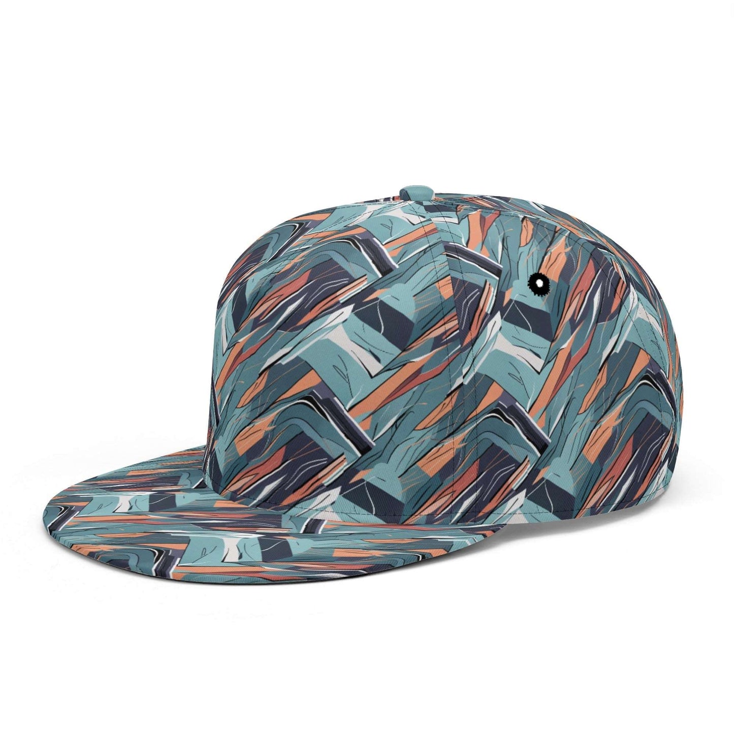 Abstract Breeze Unisex Classic Snapbacks DeRose Seasonal