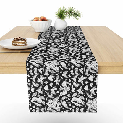 Abstract Love Polyester Table Runner DeRose Seasonal