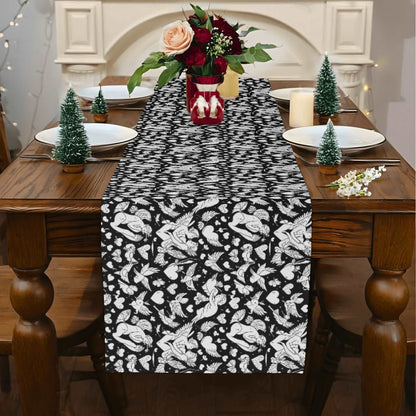 Abstract Love Polyester Table Runner DeRose Seasonal