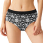 Abstract Love Womens Mid Waisted Briefs DeRose Seasonal