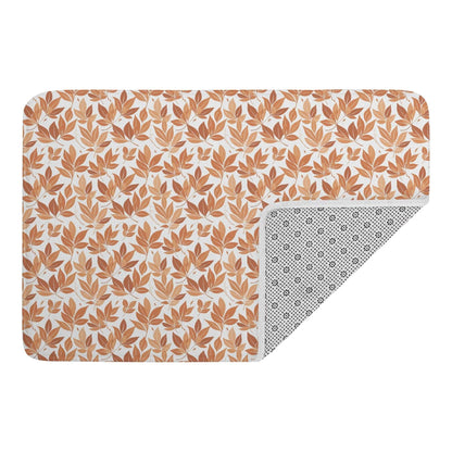 Autumn Leaves Plush Doormat DeRose Seasonal