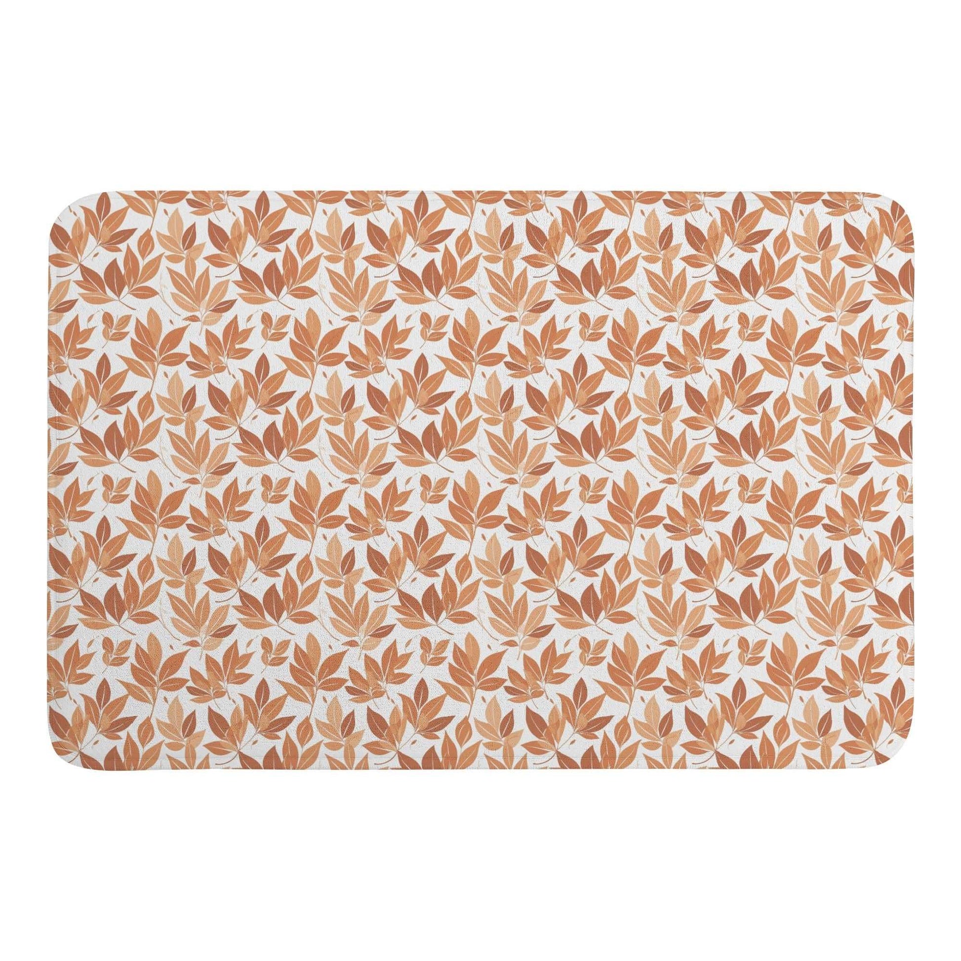 Autumn Leaves Plush Doormat DeRose Seasonal