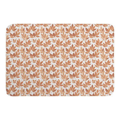 Autumn Leaves Plush Doormat DeRose Seasonal