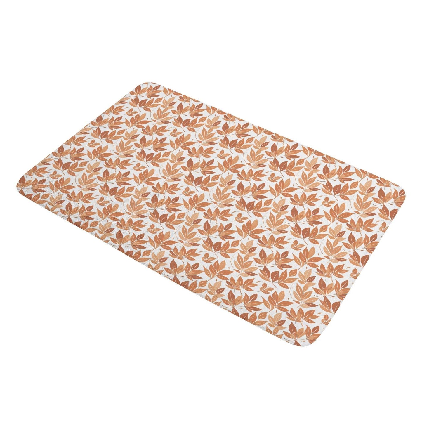 Autumn Leaves Plush Doormat DeRose Seasonal