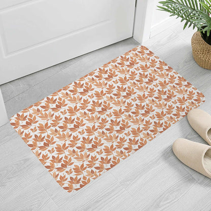 Autumn Leaves Plush Doormat DeRose Seasonal