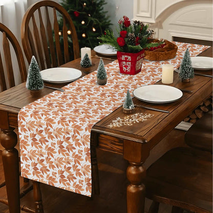 Autumn Leaves Polyester Table Runner DeRose Seasonal