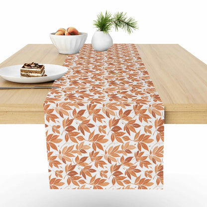 Autumn Leaves Polyester Table Runner DeRose Seasonal