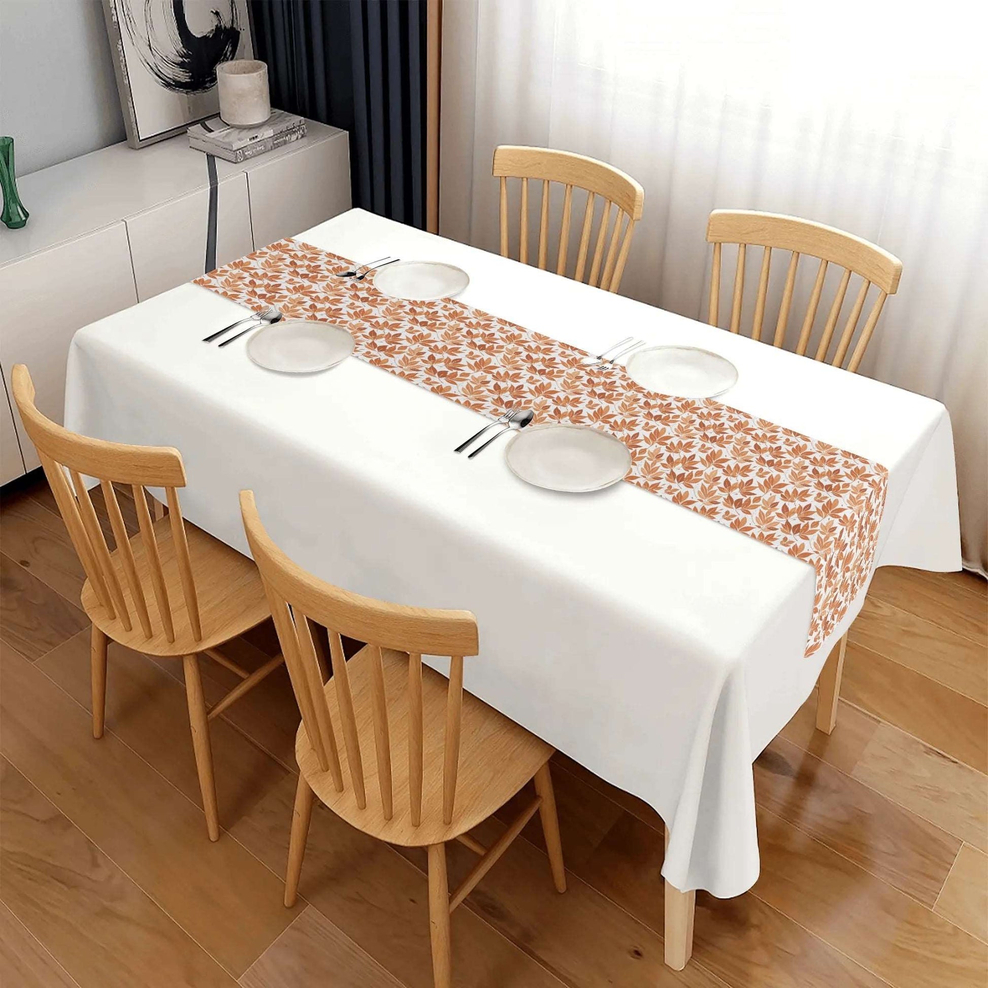 Autumn Leaves Polyester Table Runner DeRose Seasonal