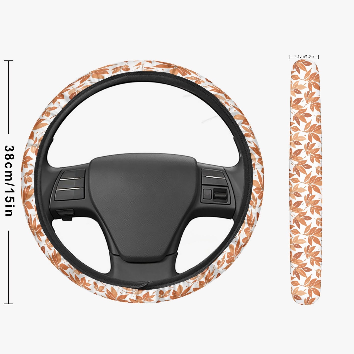 Autumn Leaves Steering Wheel Cover DeRose Seasonal