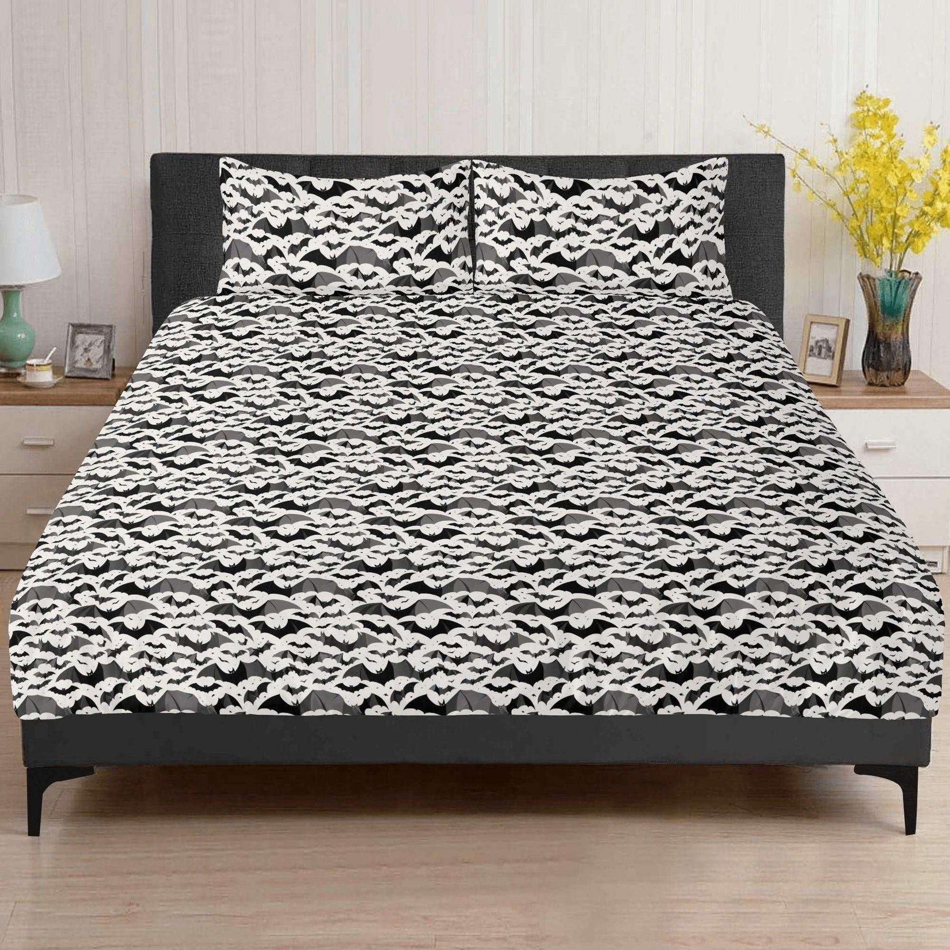 Bats 3 Pcs Beddings DeRose Seasonal