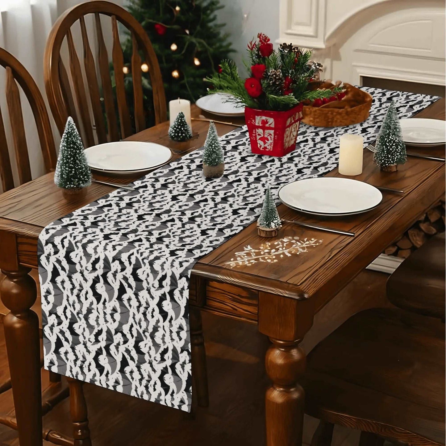 Bats Polyester Table Runner DeRose Seasonal