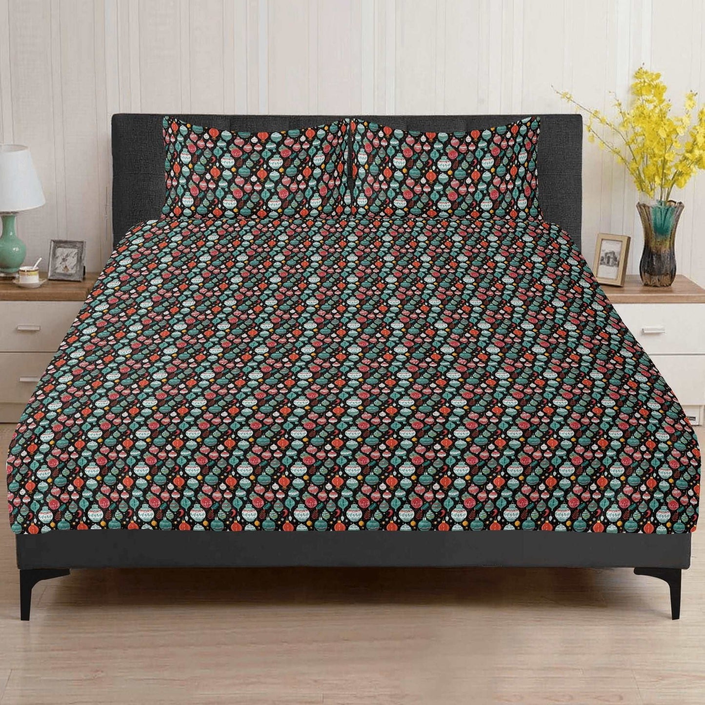 Big Ornament 3 Pcs Beddings DeRose Seasonal