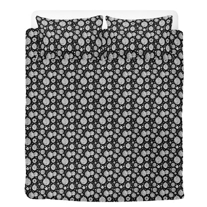 Black and White Ornament 3 Pcs Beddings DeRose Seasonal