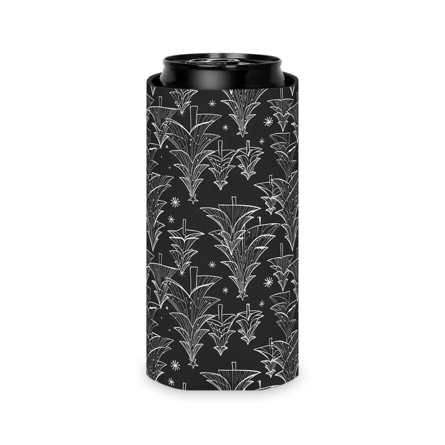 Black and White Trees Can Cooler BOGO 50% Off DeRose Seasonal