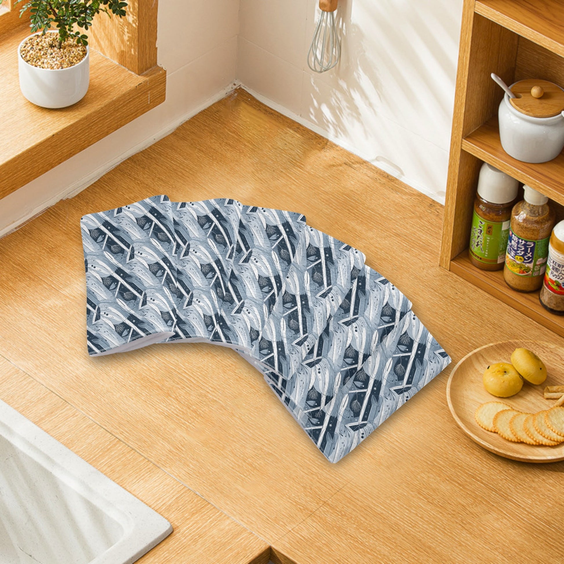 Blue Wind Hand Towels (6 Pcs) DeRose Seasonal