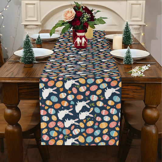 Bunny Eggs Polyester Table Runner DeRose Seasonal