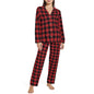 Classic Red Plaid Unisex Pajama Set (Multi-Faceted Design) | Flannel DeRose Seasonal