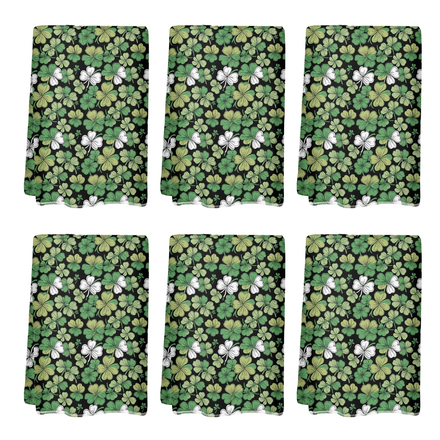 Clover Patch Hand Towels (6 Pcs) DeRose Seasonal