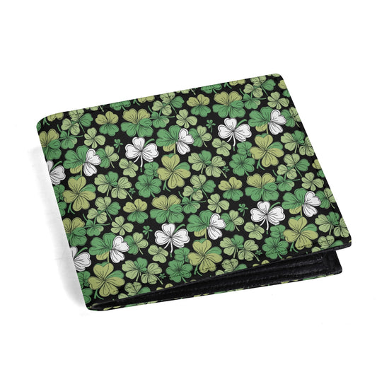 Clover Patch Leather Folded Wallet DeRose Seasonal