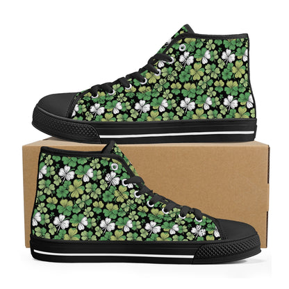 Clover Patch Mens High Top Canvas Shoes DeRose Seasonal