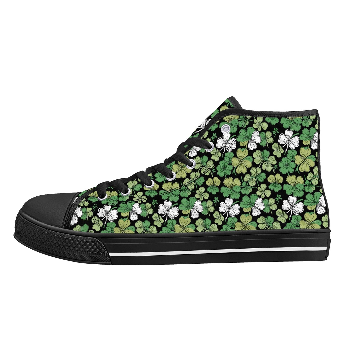 Clover Patch Mens High Top Canvas Shoes DeRose Seasonal