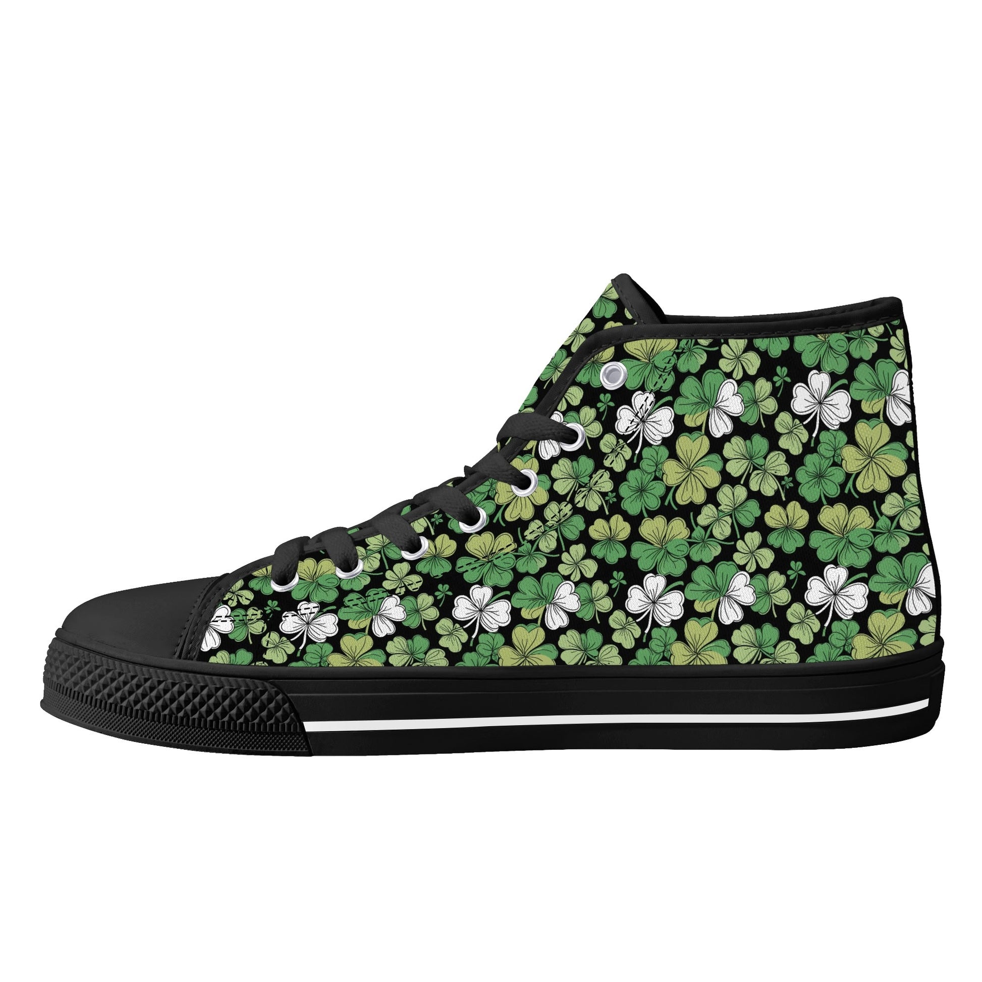 Clover Patch Mens High Top Canvas Shoes DeRose Seasonal