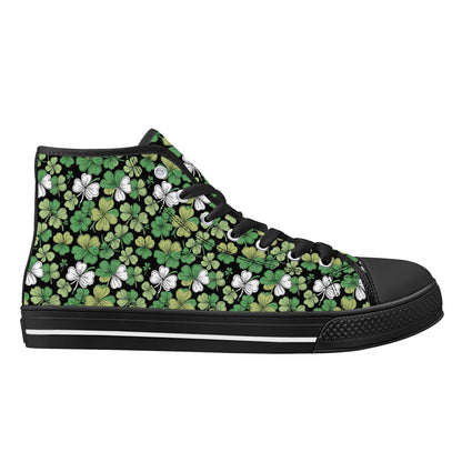 Clover Patch Mens High Top Canvas Shoes DeRose Seasonal