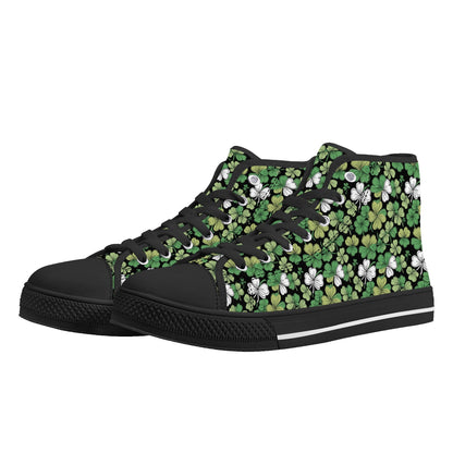 Clover Patch Mens High Top Canvas Shoes DeRose Seasonal