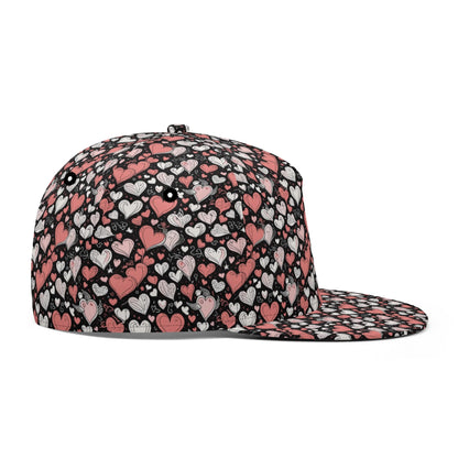 Colorful Hearts Unisex Classic Snapbacks DeRose Seasonal