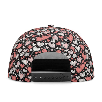 Colorful Hearts Unisex Classic Snapbacks DeRose Seasonal