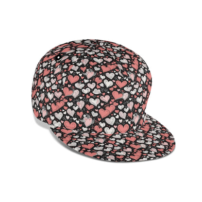 Colorful Hearts Unisex Classic Snapbacks DeRose Seasonal