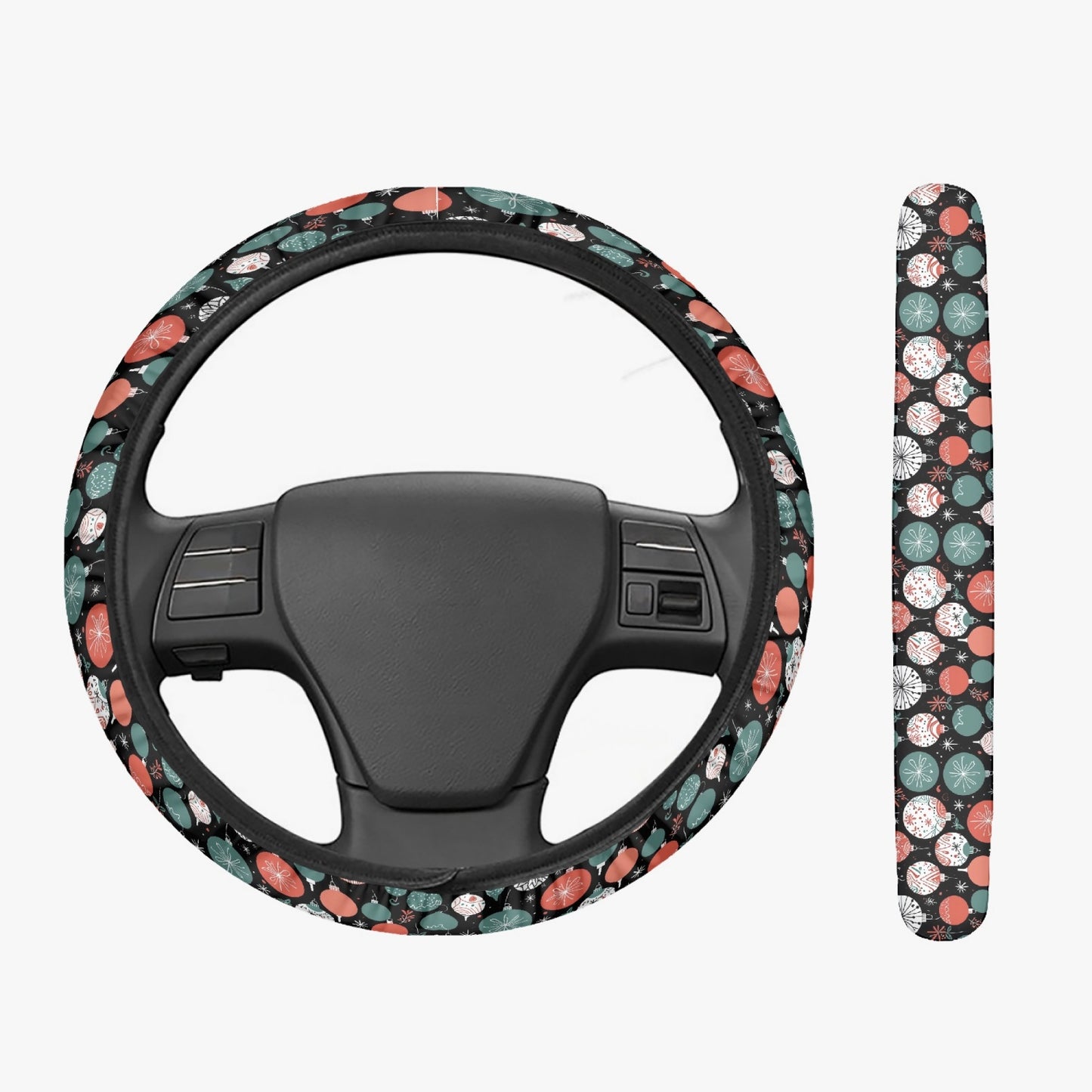 Colorful Ornament Steering Wheel Cover DeRose Seasonal