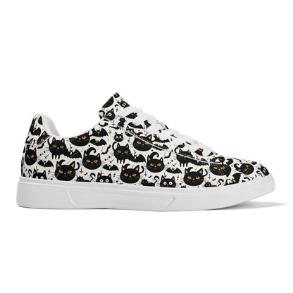 Crazy Cat Lady Adult Lightweight Brand Low Top Leather Shoes DeRose Seasonal