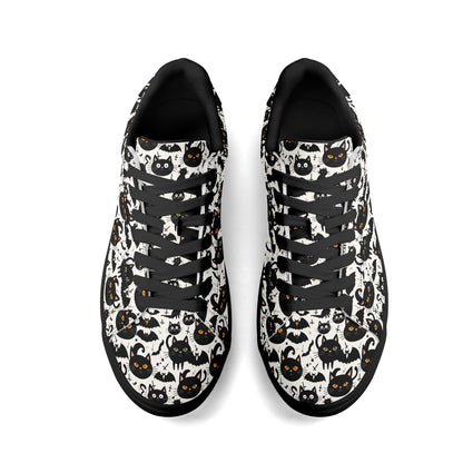 Crazy Cat Lady Adult Lightweight Brand Low Top Leather Shoes DeRose Seasonal