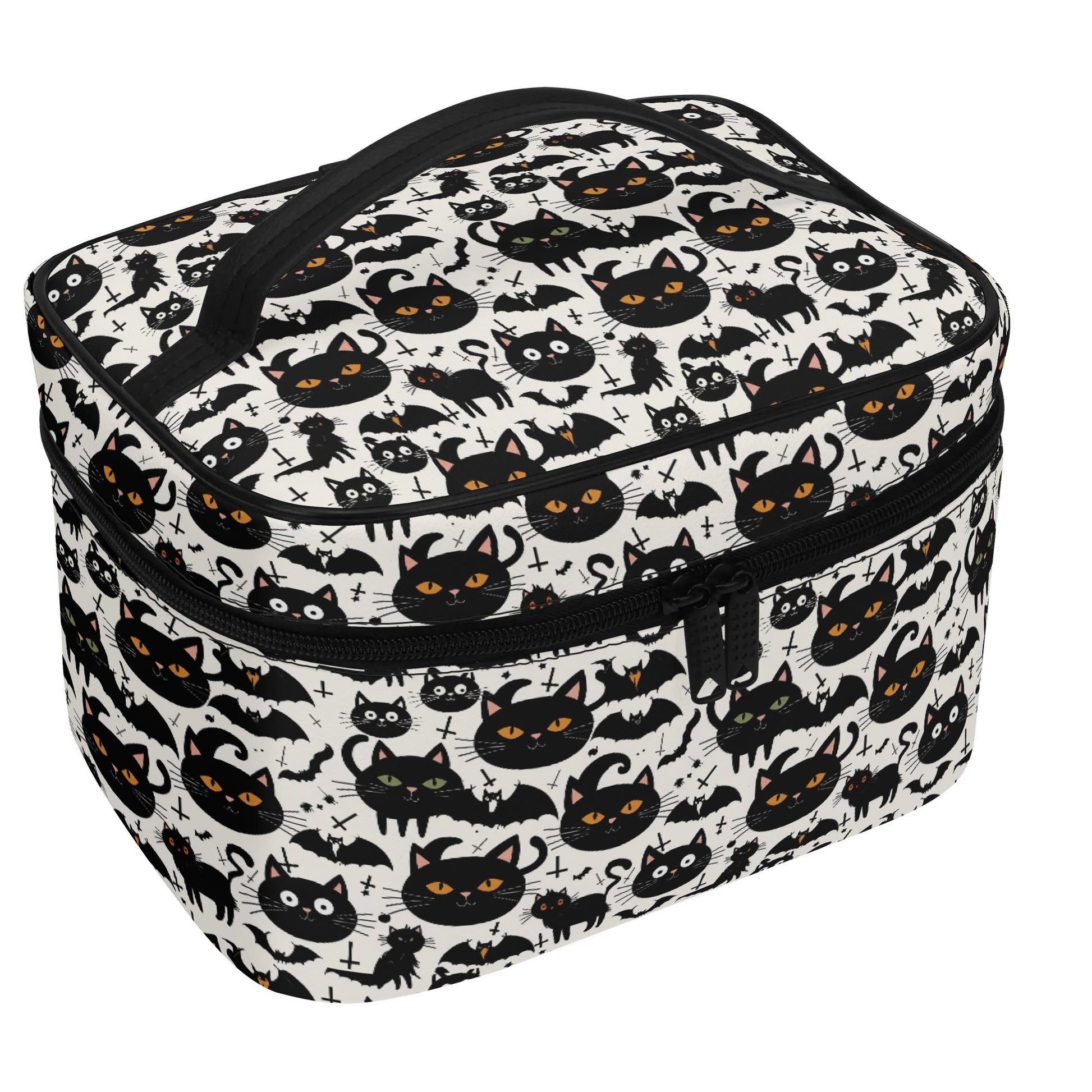 Crazy Cat Lady Leather Cosmetic Bag DeRose Seasonal