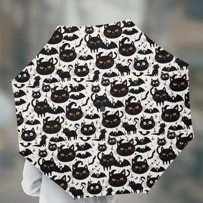 Crazy Cat lady Automatic UV Protection Umbrella DeRose Seasonal