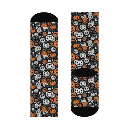 Cushioned Jack-o-Lantern Crew Socks DeRose Seasonal