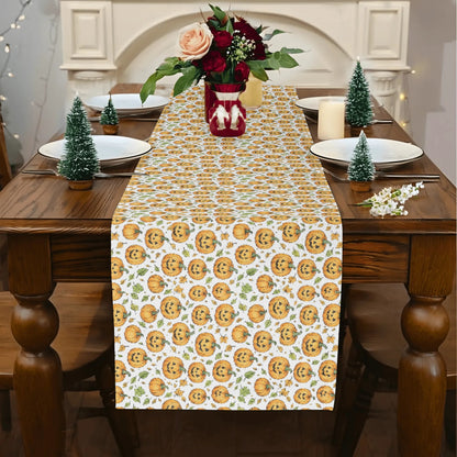 Cute Jack-O-Lantern Polyester Table Runner DeRose Seasonal