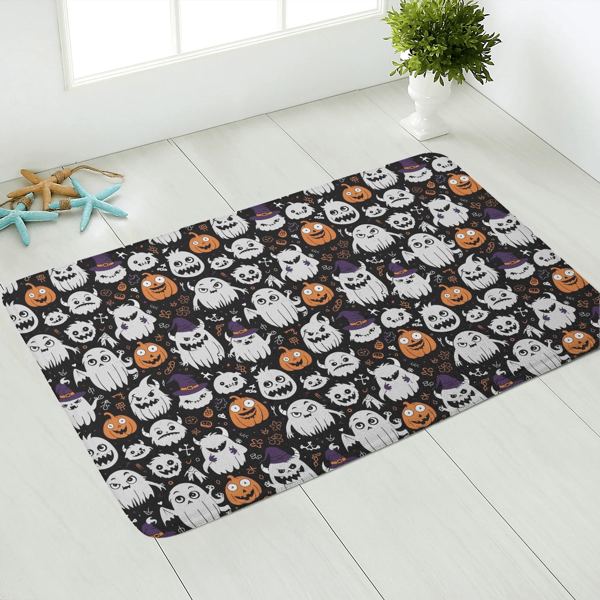 Cute Monster Witch Plush Doormat DeRose Seasonal