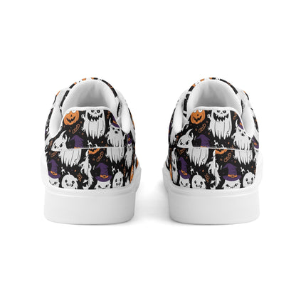 Cute Monster Witches Adult Lightweight Brand Low Top Leather Shoes DeRose Seasonal