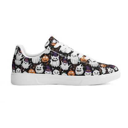 Cute Monster Witches Adult Lightweight Brand Low Top Leather Shoes DeRose Seasonal